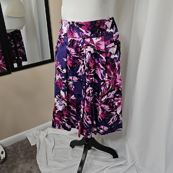East 5th Dresses & Skirts - East 5th A-Line Skirt in Purple and Pink Floral